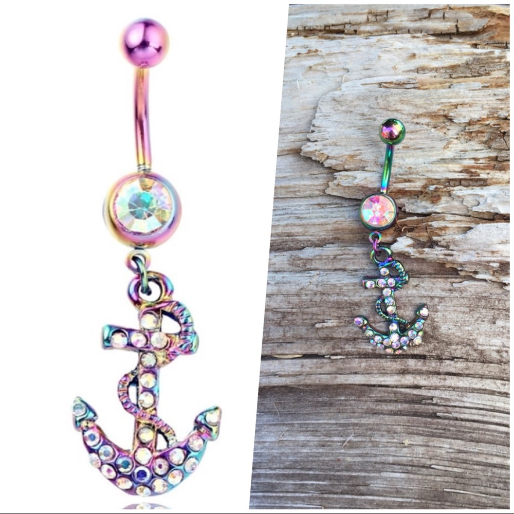 Anchor Belly‎ Button Navel Ring